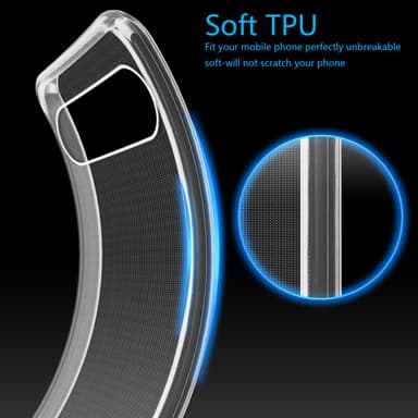 Google Pixel 9 PRO XL deksel case cover (Gjennomsiktig)