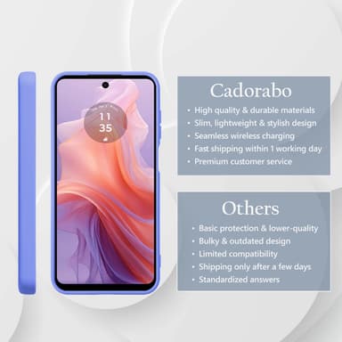 Motorola Moto E14 deksel case cover (lilla)