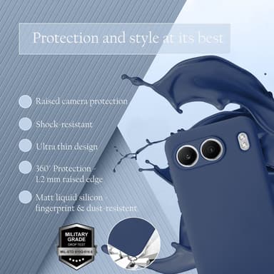 OnePlus Nord 4 deksel case cover (blå)