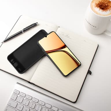 Realme C61 / C63 deksel case cover (svart)