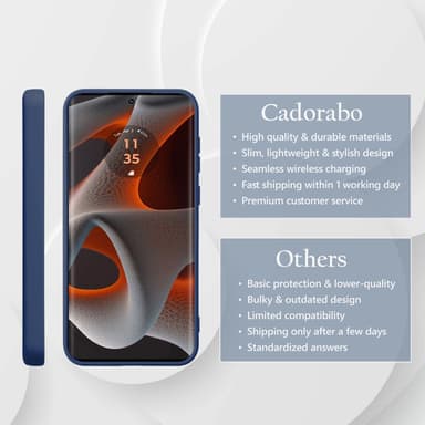 Motorola Moto Edge 50 Pro deksel case cover (blå)