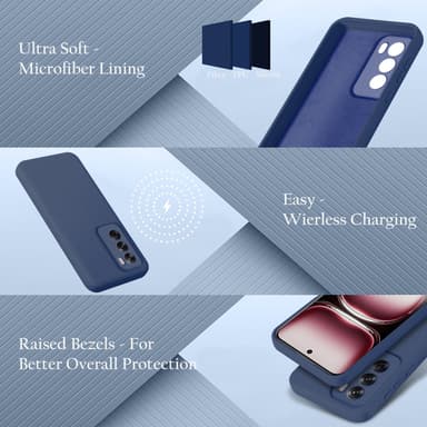 Oppo Reno 12 Pro deksel case cover (blå)