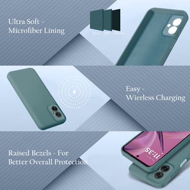 Motorola Moto G55 deksel case cover (grønn)