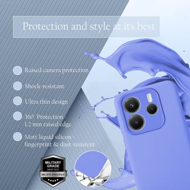 Xiaomi Redmi Note 14 4G deksel case cover (lilla)
