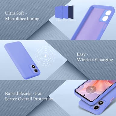 Motorola Moto E14 deksel case cover (lilla)