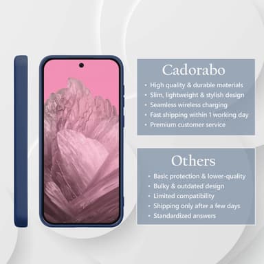 Google Pixel 9 deksel case cover (blå)