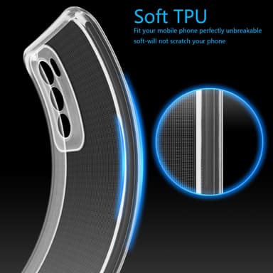 OPPO Reno 12 deksel case cover (Gjennomsiktig)