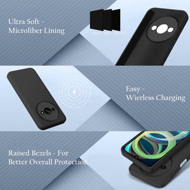 Xiaomi RedMi A3 / A3X deksel case cover (svart)