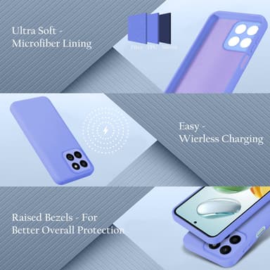 Honor 200 Smart deksel case cover (lilla)
