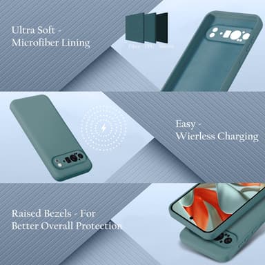 Google Pixel 9 PRO XL deksel case cover (grønn)