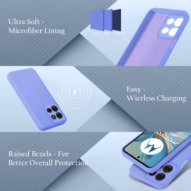 Motorola Moto G75 deksel case cover (lilla)