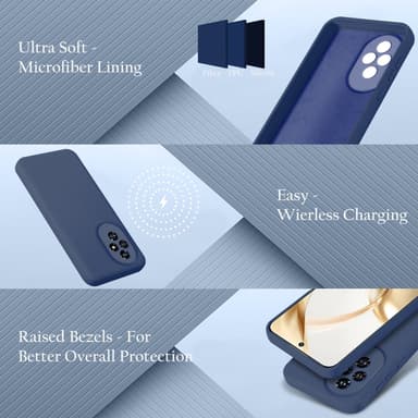 Honor 200 deksel case cover (blå)