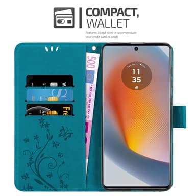 Motorola Moto Edge 50 Fusion lommebokdeksel Blomster