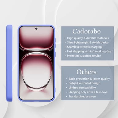 Oppo Reno 12 Pro deksel case cover (lilla)