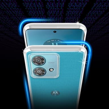 Motorola Edge 40 Neo deksel case cover (Gjennomsiktig)