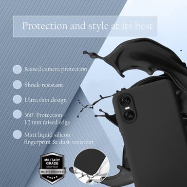 Sony Xperia 10 VI deksel case cover (svart)