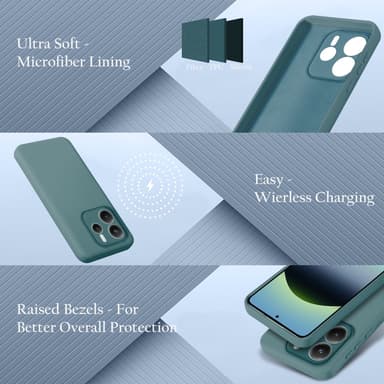 Xiaomi Redmi Note 14 5G deksel case cover (grønn)