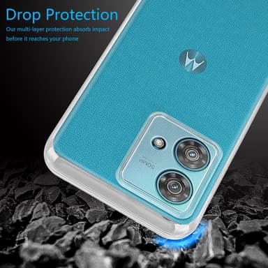 Motorola Edge 40 Neo deksel case cover (Gjennomsiktig)