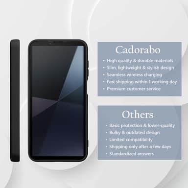 Sony Xperia 10 VI deksel case cover (svart)