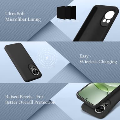 Huawei NOVA 13 deksel case cover (svart)