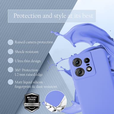 Motorola Moto Edge 50 Pro deksel case cover (lilla)