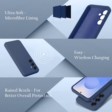Samsung Galaxy S25 Plus deksel case cover (blå)
