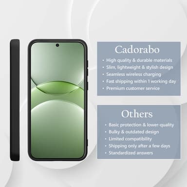 Huawei NOVA 13 deksel case cover (svart)
