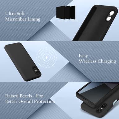 Sony Xperia 10 VI deksel case cover (svart)