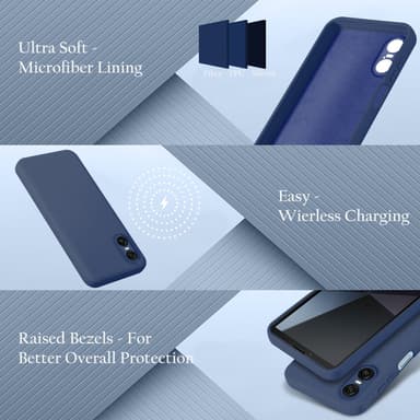 Sony Xperia 10 VI deksel case cover (blå)
