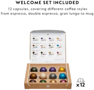 Nespresso Vertuo Pop Iced verdipakke fra DeLonghi ENV90.B (sort)
