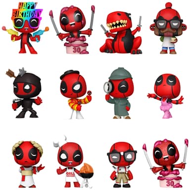 Funko POP Deadpool Blind box actionfigur (12-pakning)