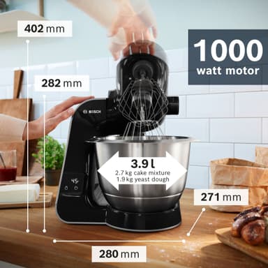 Bosch Series 4 kjøkkenmaskin MUM5XC4E (sort)