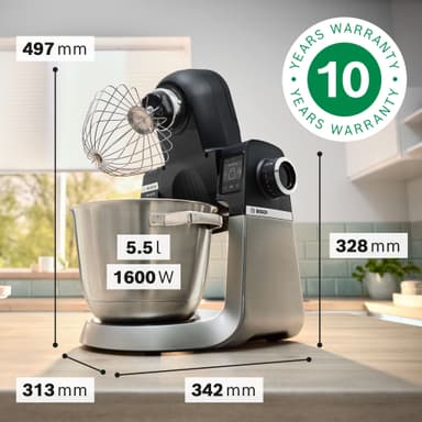 Bosch Series 6 kjøkkenmaskin MUMS6ZS34 (sort)