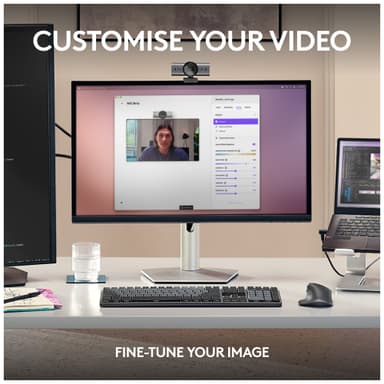 Logitech MX Brio webkamera (grafitt)