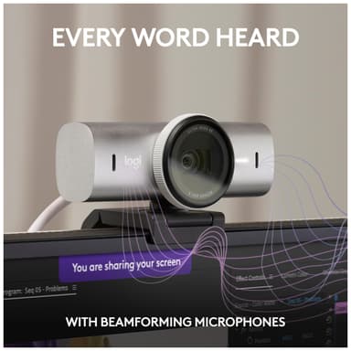 Logitech MX Brio webkamera (Pale Grey)
