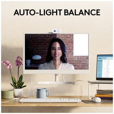 Logitech Brio 100 FullHD webkamera (Off-White)