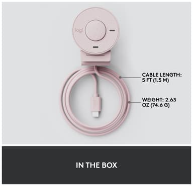 Logitech Brio 300 webkamera (rosa)