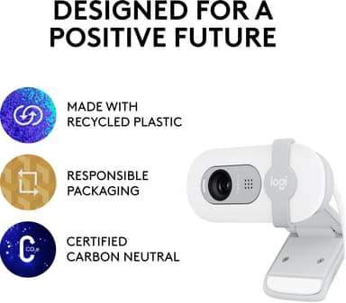Logitech Brio 100 FullHD webkamera (Off-White)