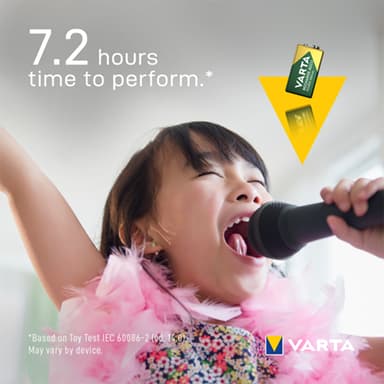 Varta Power 9V 200Mah batteri (1-pakk)