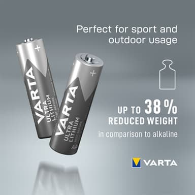 Varta Ultra Lithium AA batterier (4-pakning)