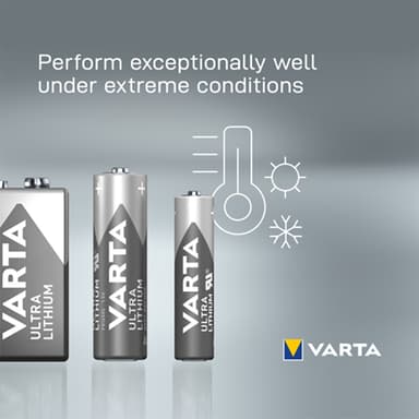 Varta Ultra Lithium AA batterier (4-pakning)