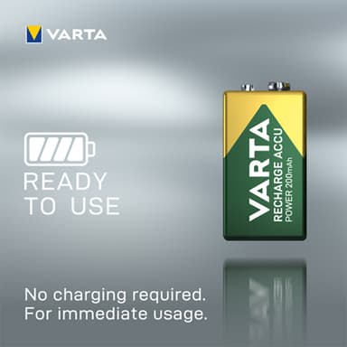 Varta Power 9V 200Mah batteri (1-pakk)