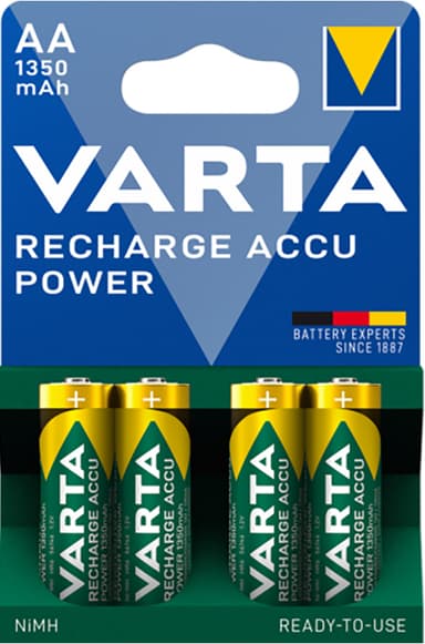 Varta Power AA 1350Mah batteri (4-pakk)