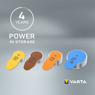 Varta 10 batteri for høreapparat 7042214 (6-pakning)