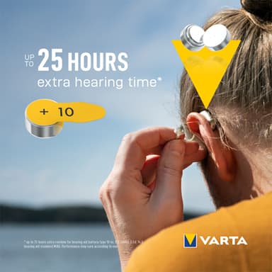 Varta 10 batteri for høreapparat 7042214 (6-pakning)