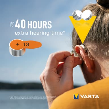 Varta 13 batteri for høreapparat 7042215 (6-pakning)