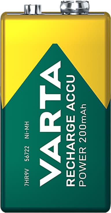 Varta Power 9V 200Mah batteri (1-pakk)