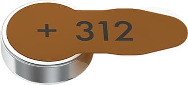 Varta 312 batteri for høreapparat 7042216 (6-pakning)