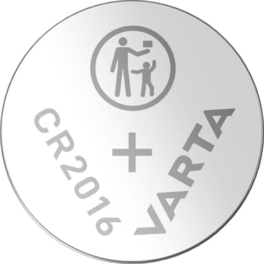 Varta CR 2016 batteri (4-pakning)