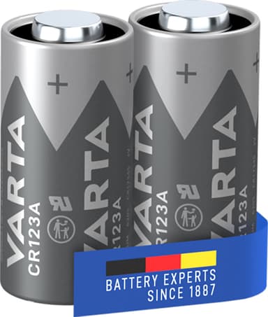 Varta Professional CR123A batteri (2-pakning)